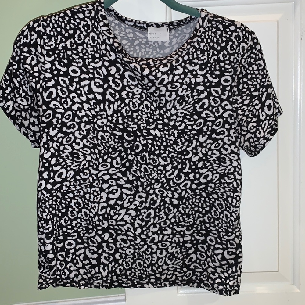 Animal print t shirt!